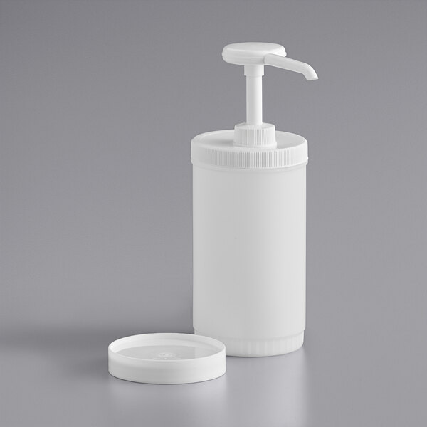 BOTELLA 1L. DISPENSADORA DE CONDIMENTOS CON BOMBA 0.5 oz. (14.2ML) # BOTDIS14.2