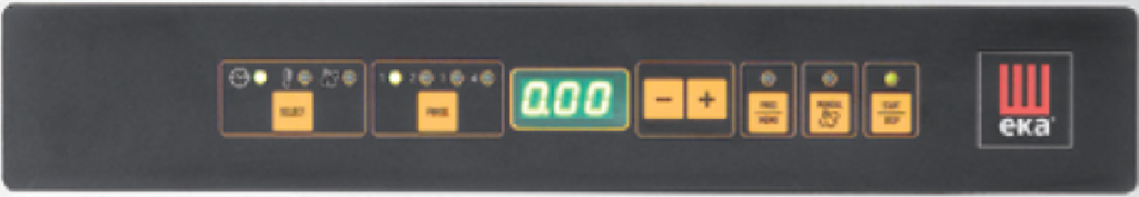 MEMBRANA BOTONERA PARA HORNO DIGITAL EKA EKF 423 D UD # EKA00010530 # EKA00010531