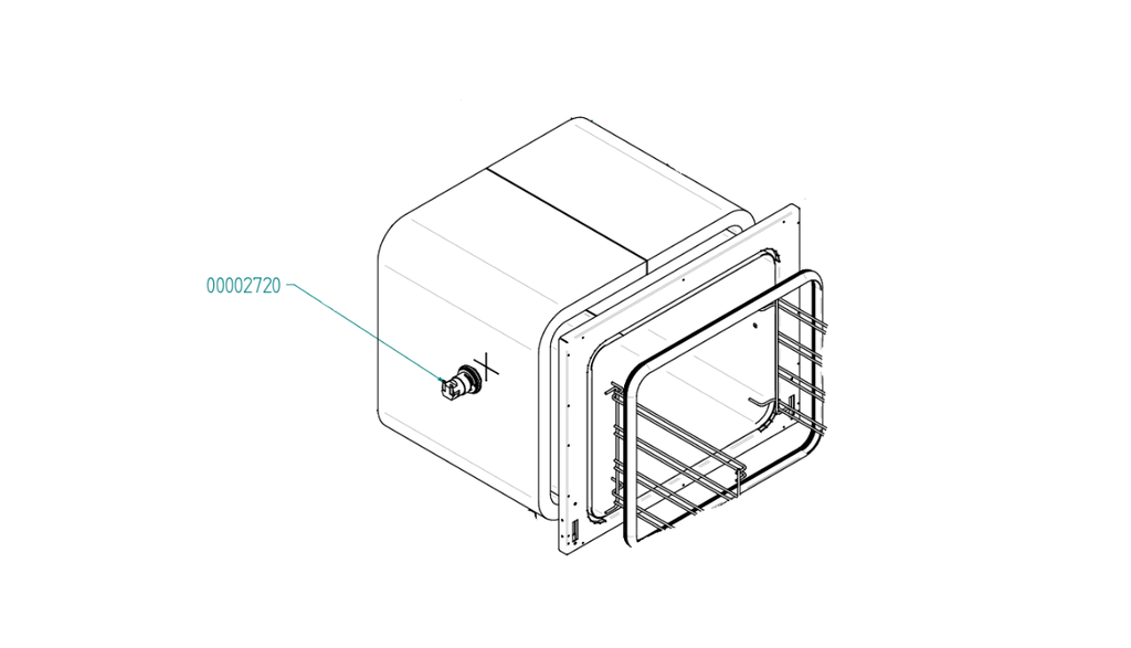 PORTA LAMPARA HORNO EKA EKF 423 D UD # EKA00002720 # EKA00013730