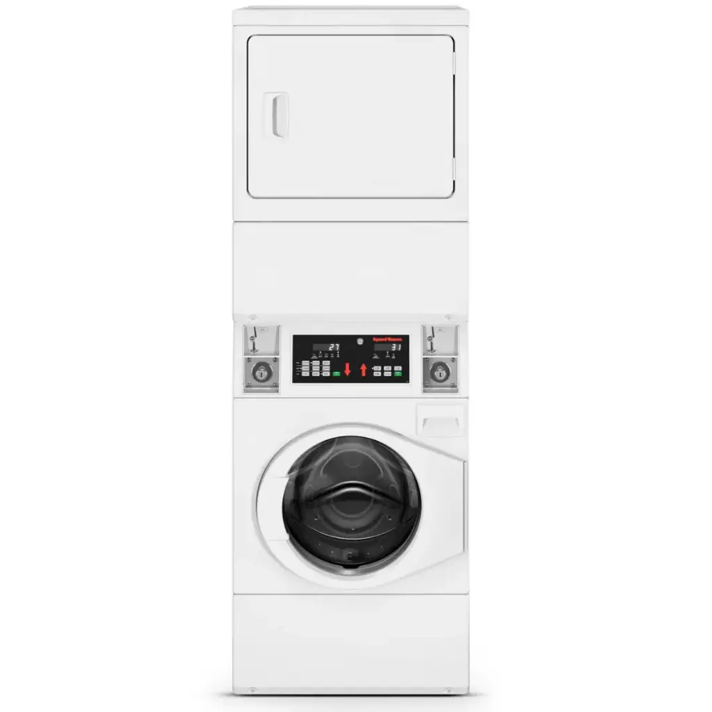 LAVADORA Y SECADORA COMERCIAL ELECETRICA STACK QUANTUM # ALLS-STENXASP433AW12 