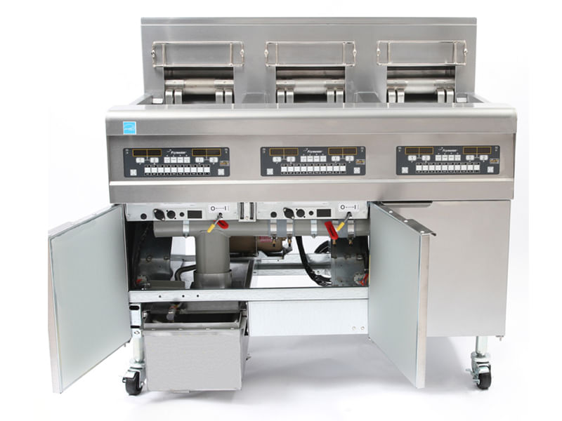 FREIDORA ELECTRICA FRYMASTER 3 TINAS CON FILTRADORA # FPRE314CSC
