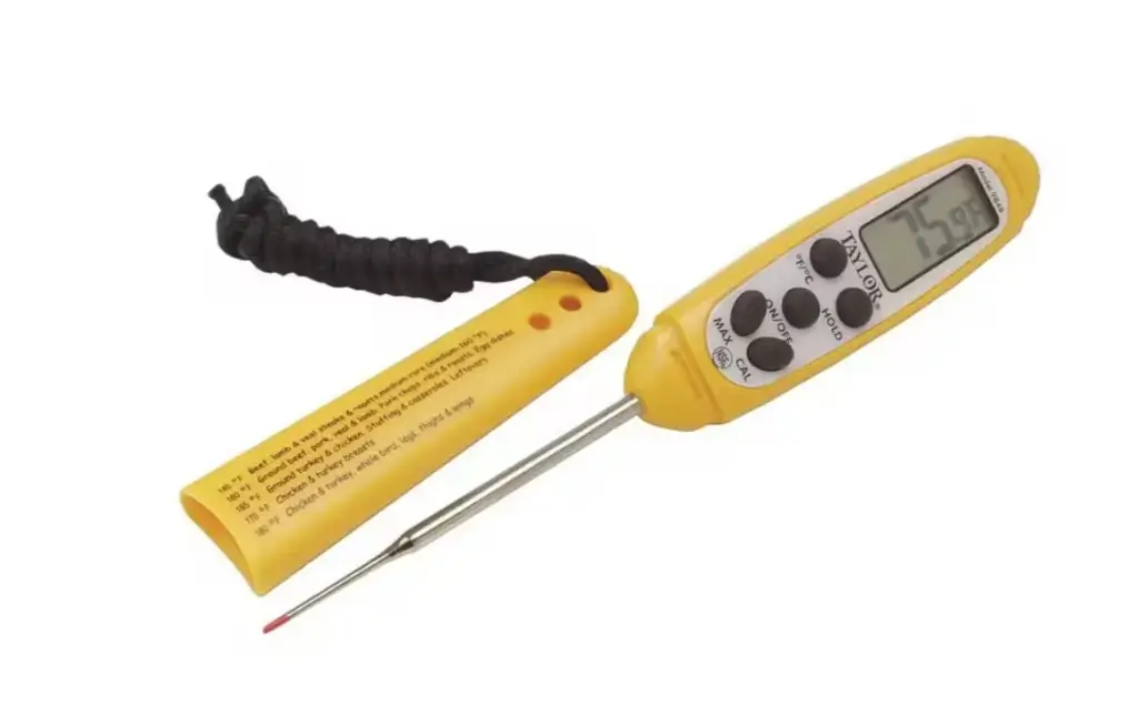 TERMOMETRO DIGITAL DE BOLSILLO, LECTURA INSTANTANEA, IMPERMEABLE IMPERMEABLE TAYLOR # TAY9848EFDA