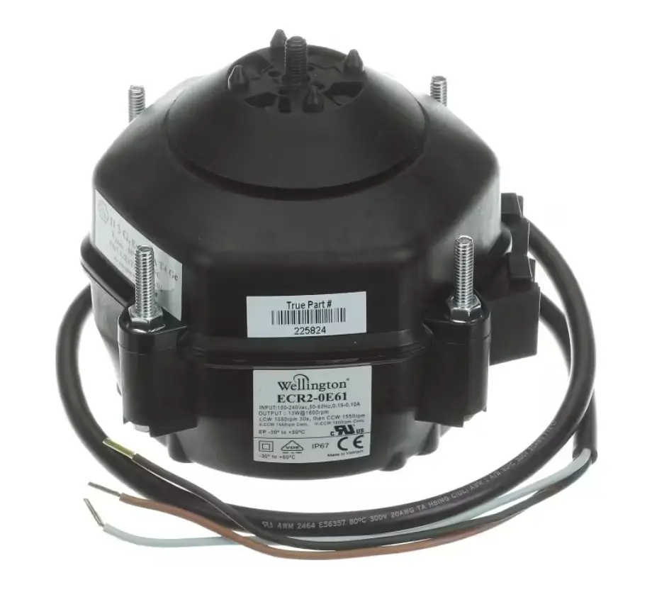 MOTOR SOLO -  VENTILADOR ECR2-0E61 3 CABLES. TRUE # TRUE225824