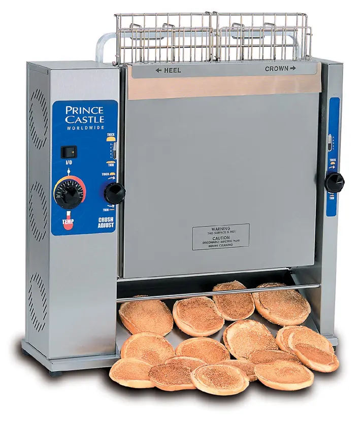 TOSTADORA DE PAN VERTICAL, CONTACTO, 297-T20 PRINCE CASTLE # PCC-297-T20FCE