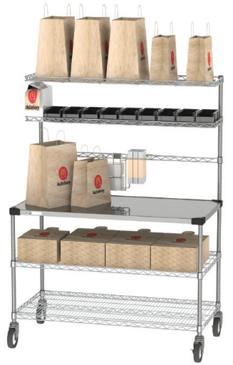 [INTERMETRO IND CORP] MESA LARGE.24X48. DELIVERY STAGING STATION # INMMCD2448DSS