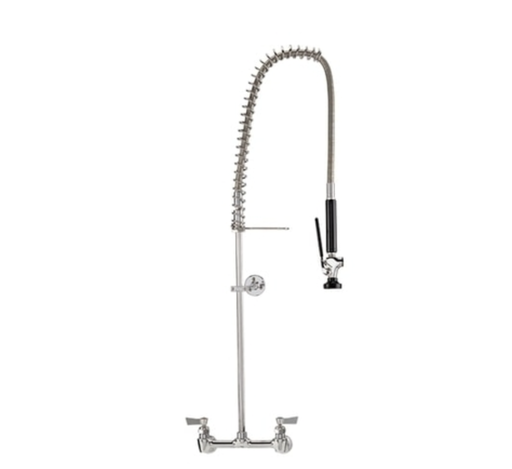 [FISHER MANUFACTURING COMP] UNIDAD DE PRE-LAVADO 8" BACKSPLASH, C/ LASER 1.15 GPM  S/GRIFO, RESORTE, FISHER # FIS22100