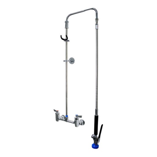 [FISHER MANUFACTURING COMP] UNIDAD DE PRE-LAVADO 8" BACKSPLASH, C/ LASER 1.15 GPM  S/GRIFO, BRAZO GIRATORIO, FISHER # FIS9045