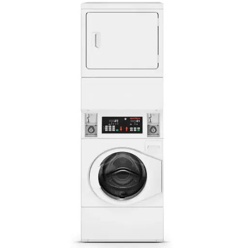 [SPEED QUEEN] LAVADORA Y SECADORA COMERCIAL ELECETRICA STACK QUANTUM # ALLS-STENXASP433AW12 