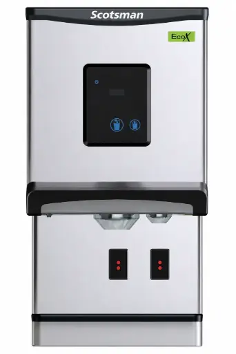 [SCOTSMAN] DISPENSADOR DE HIELO CUBELET Y AGUA SCOTSMAN 70 kg/día aire 230 V 50 Hz # SC-DXN107-AS-OX